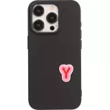 Autocollant sticker pour téléphone/tablette/ordinateur brodé en 3D - Lettre Mini Y