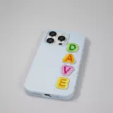 Autocollant sticker pour téléphone/tablette/ordinateur brodé en 3D - Lettre Mini Y