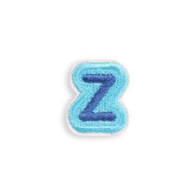 Autocollant sticker pour téléphone/tablette/ordinateur brodé en 3D - Lettre Mini Z