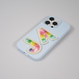 Sticker Aufkleber für Handy/Tablet/Computer 3D gestickt - Lettre O