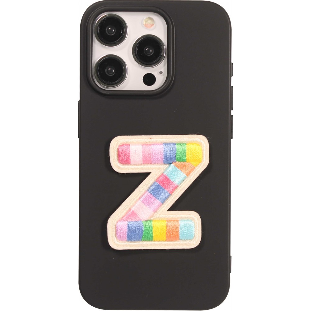 Autocollant sticker pour téléphone/tablette/ordinateur brodé en 3D - Lettre Z