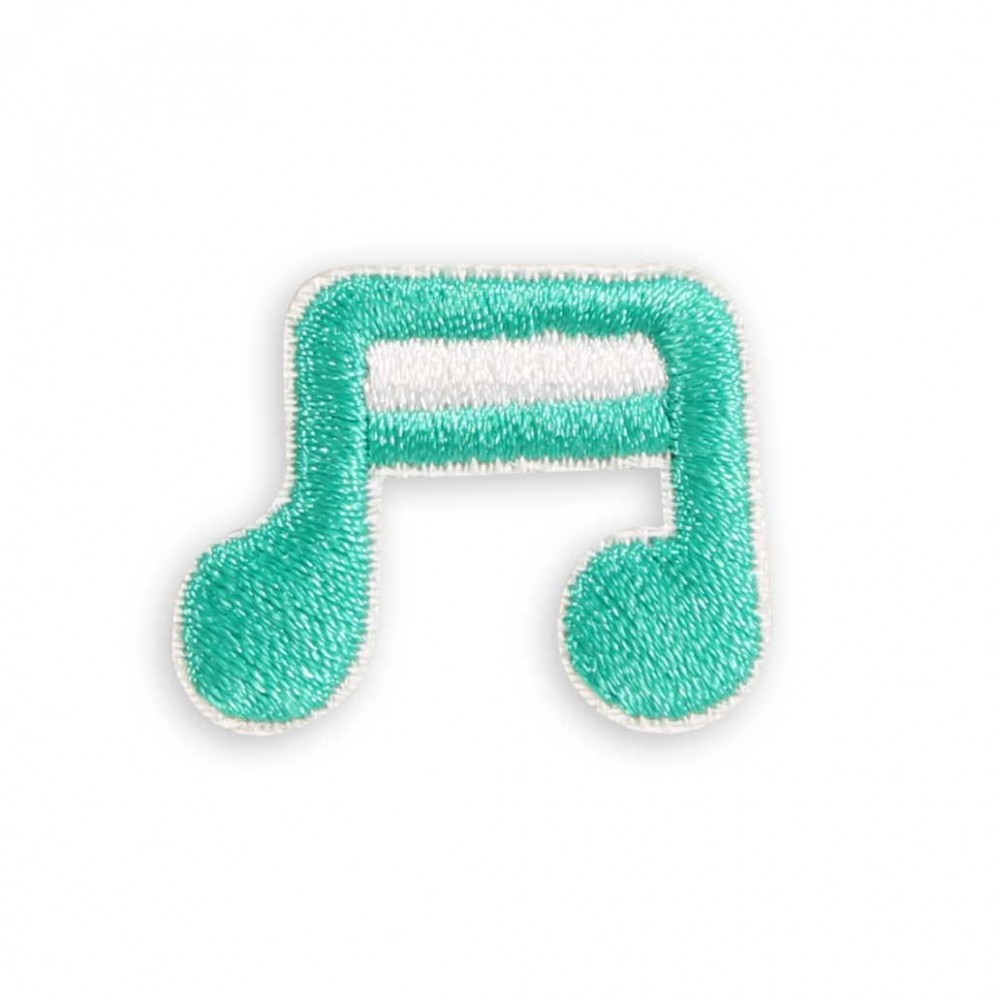 Sticker Aufkleber für Handy/Tablet/Computer 3D gestickt - Musik Note