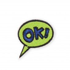 Sticker Aufkleber für Handy/Tablet/Computer 3D gestickt - OK