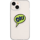 Sticker Aufkleber für Handy/Tablet/Computer 3D gestickt - OK