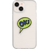 Autocollant sticker pour téléphone/tablette/ordinateur brodé en 3D - OK