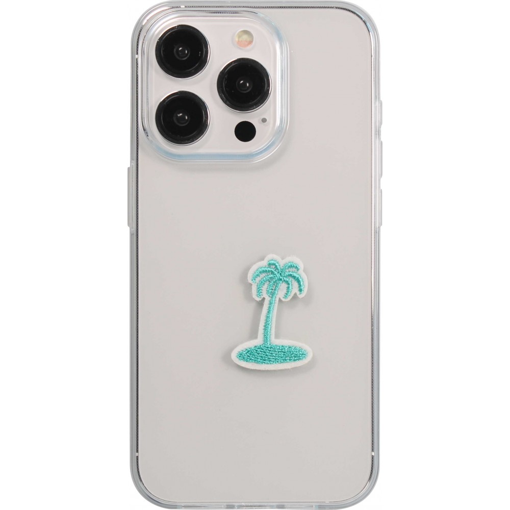 Autocollant sticker pour téléphone/tablette/ordinateur brodé en 3D - Palmtree Oasis
