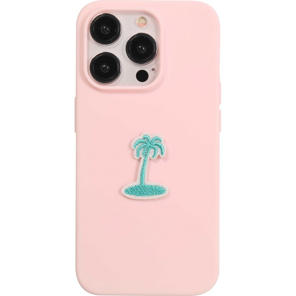 Autocollant sticker pour téléphone/tablette/ordinateur brodé en 3D - Palmtree Oasis