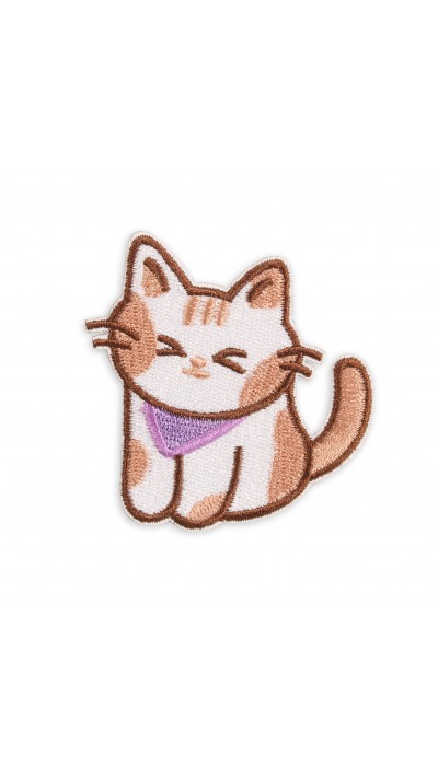 Sticker Aufkleber für Handy/Tablet/Computer 3D gestickt - Kleine süsse Katze