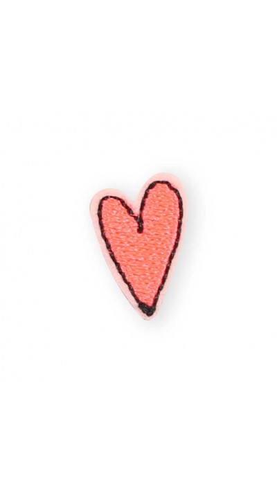 Autocollant sticker pour téléphone/tablette/ordinateur brodé en 3D - Petit coeur