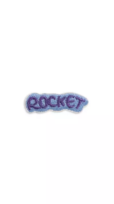 Autocollant sticker pour téléphone/tablette/ordinateur brodé en 3D - ROCKET Sticker