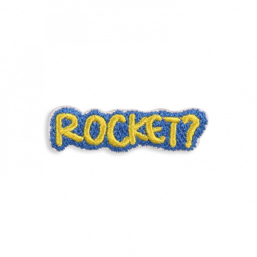Autocollant sticker pour téléphone/tablette/ordinateur brodé en 3D - ROCKET Sticker