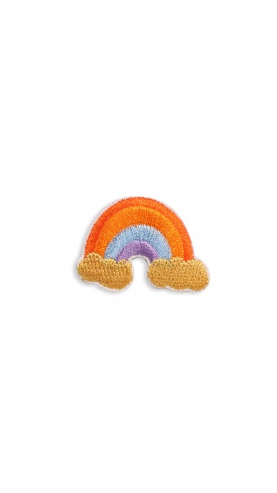 Autocollant sticker pour téléphone/tablette/ordinateur brodé en 3D - Rainbow Cloud