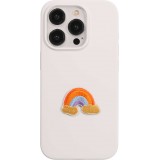 Autocollant sticker pour téléphone/tablette/ordinateur brodé en 3D - Rainbow Cloud