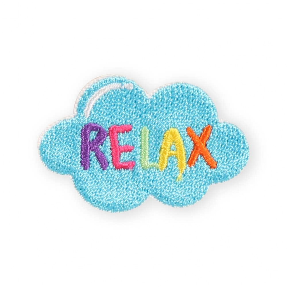 Sticker Aufkleber für Handy/Tablet/Computer 3D gestickt - Relax
