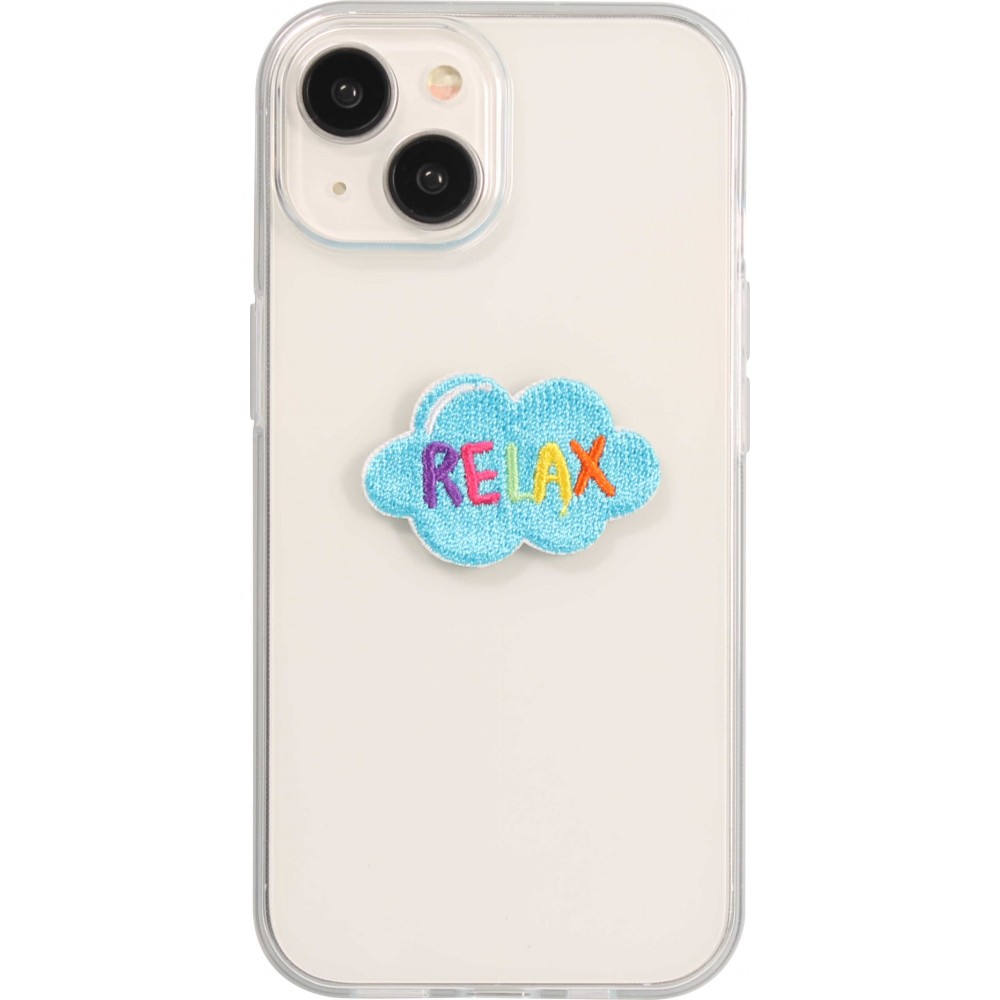Sticker Aufkleber für Handy/Tablet/Computer 3D gestickt - Relax