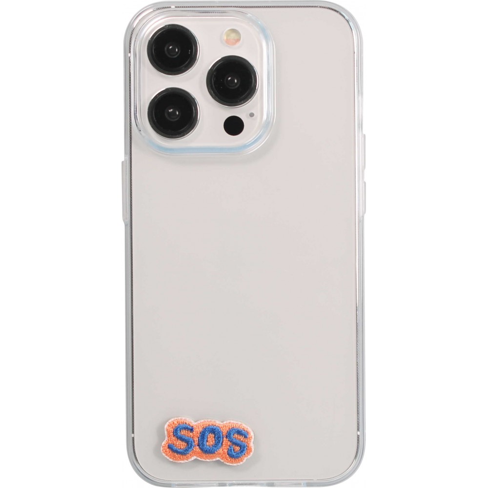 Autocollant sticker pour téléphone/tablette/ordinateur brodé en 3D - SOS