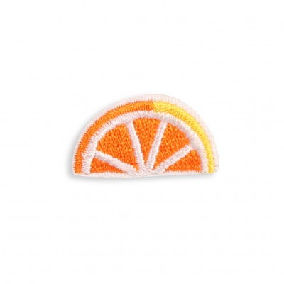 Autocollant sticker pour téléphone/tablette/ordinateur brodé en 3D - Slice of Orange