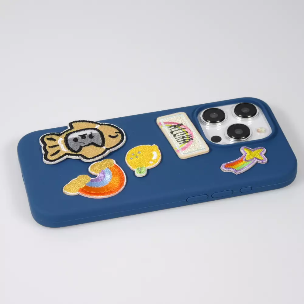 Sticker Aufkleber für Handy/Tablet/Computer 3D gestickt - Strawberry Ice Cream Drink