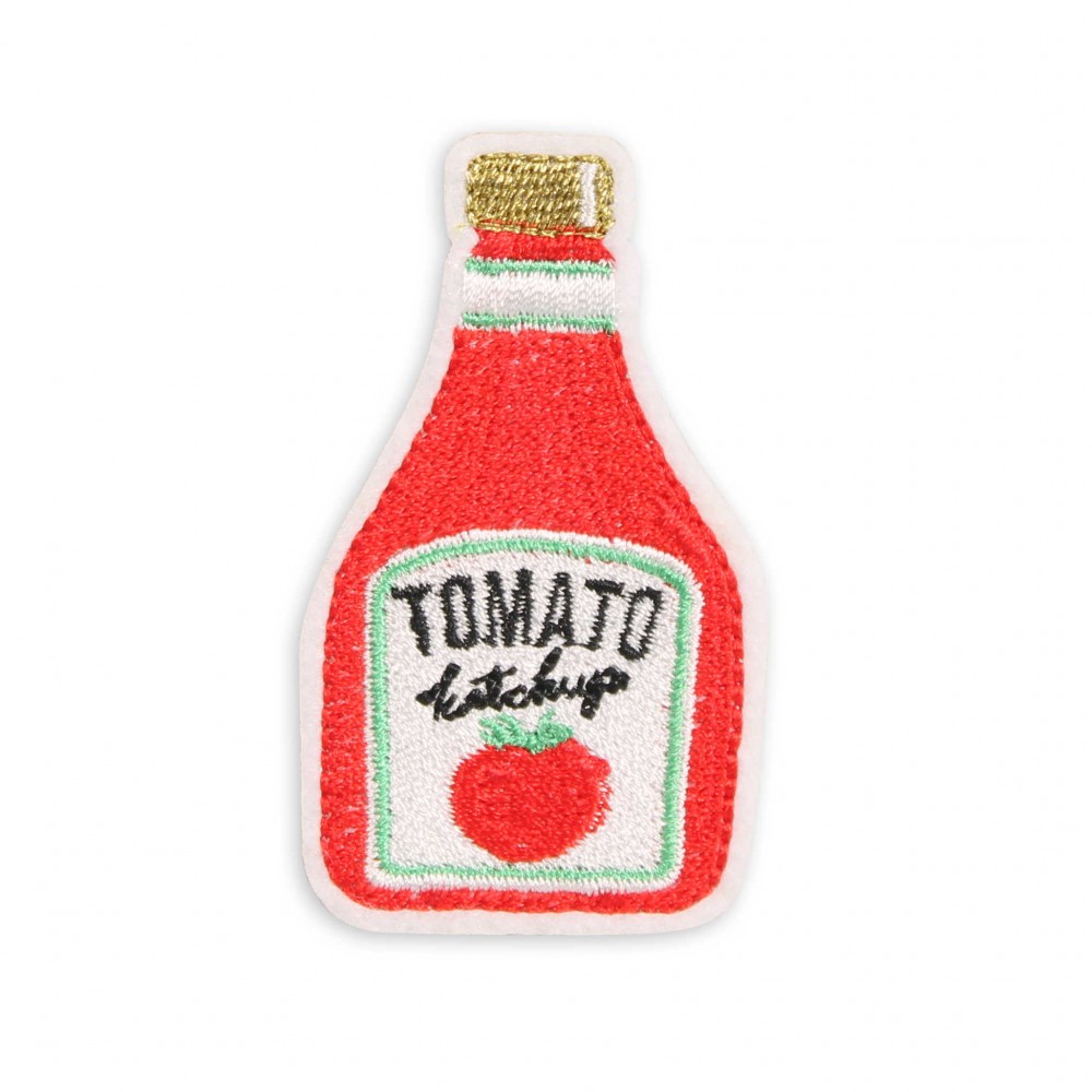 Autocollant sticker pour téléphone/tablette/ordinateur brodé en 3D - Tomato ketchup