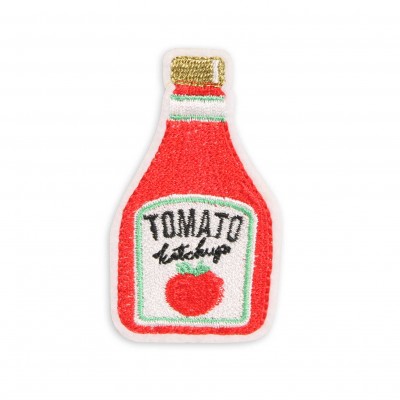 Autocollant sticker pour téléphone/tablette/ordinateur brodé en 3D - Tomato ketchup