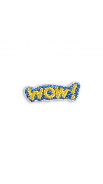 Autocollant sticker pour téléphone/tablette/ordinateur brodé en 3D - WOW! Sticker