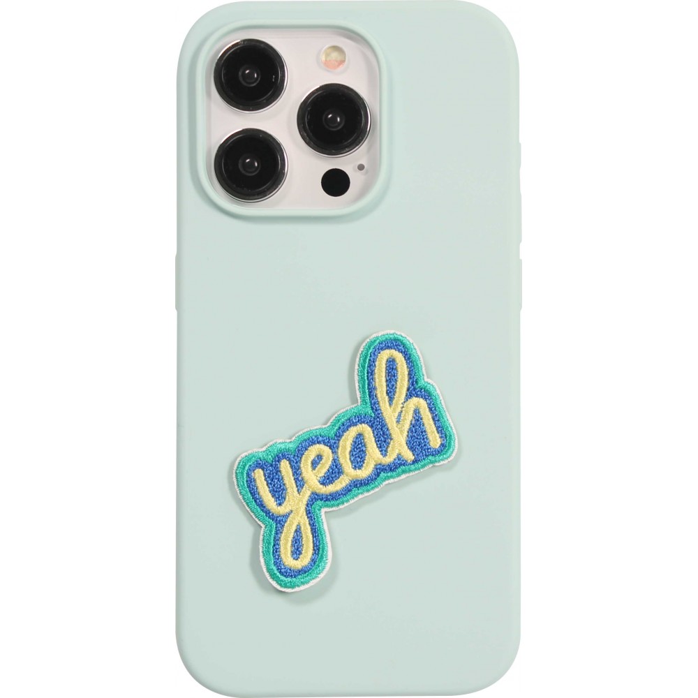 Autocollant sticker pour téléphone/tablette/ordinateur brodé en 3D - Yeah