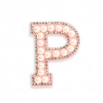 Pearlstickerletrrose clair-p