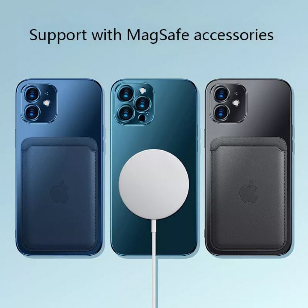 Autocollant universel MagSafe pour coques de smartphones Android & iOS - Blanc