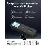 BFOUR Smart Bluetooth Fleisch Thermometer BF-30 Eco-Friendly Li-Ithium Akku LCD Display + APP