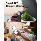 BFOUR Smart Bluetooth Fleisch Thermometer BF-30 Eco-Friendly Li-Ithium Akku LCD Display + APP