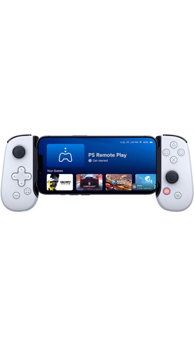 Backbone One for PlayStation - Manette de jeu mobile iPhone avec PS4/PS5 Remote Play - Blanc