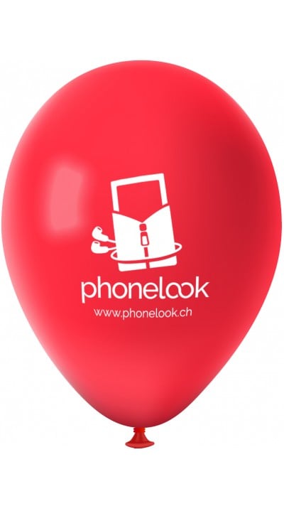 Set de 50 ballons rouges gonflables PhoneLook - Embellit chaque fête