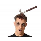 Bandeau serre-tête Halloween déguisement effrayant avec faux sang - Marteau
