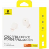 Baseus Bowie E18 Bluetooth 5.3 TWS In-Ear Kopfhörer IPX4 mit Ladeetui - Weiss