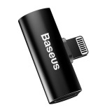 Baseus Audio Converter Adapter L46 Doppel-Lightning Anschluss (iPhone) - Schwarz