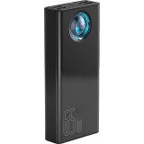 Baseus Amblight Powerbank 65W 30000mAh tragbare Ladegerät - Schwarz
