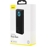 Baseus Amblight Powerbank 65W 30000mAh tragbare Ladegerät - Schwarz