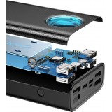 Baseus Amblight Powerbank 65W 30000mAh tragbare Ladegerät - Schwarz