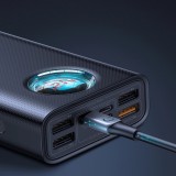 Baseus Amblight Powerbank 65W 30000mAh tragbare Ladegerät - Schwarz
