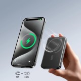 Batterie Externe Joyroom JR-W020 Mini 5000mAh USB-A / USB-C Induction 20W avec Câble USB-C - Noir