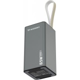 Batterie Externe Power Bank Wozinsky K65+ (65W) 30000mAh 2x USB-C 1x USB-A charge rapide - Noir