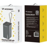 Batterie Externe Power Bank Wozinsky K65+ (65W) 30000mAh 2x USB-C 1x USB-A charge rapide - Noir