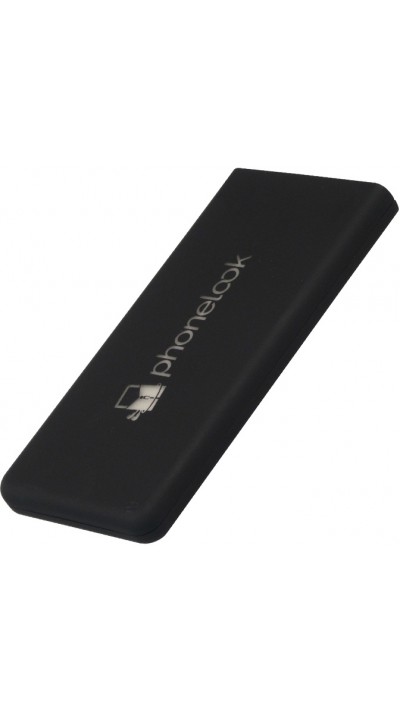 Batterie externe 6000mAh Premium Power Bank avec chargement sans fil PhoneLook - Noir