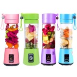 Petit blender portable / mixeur pour smoothies et shakes protéinés (380ml) - Bleu