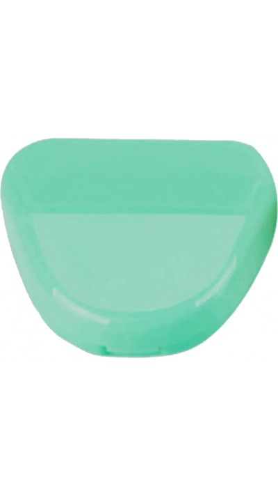 Boîte pour appareil ou prothèse dentaire - Vert menthe