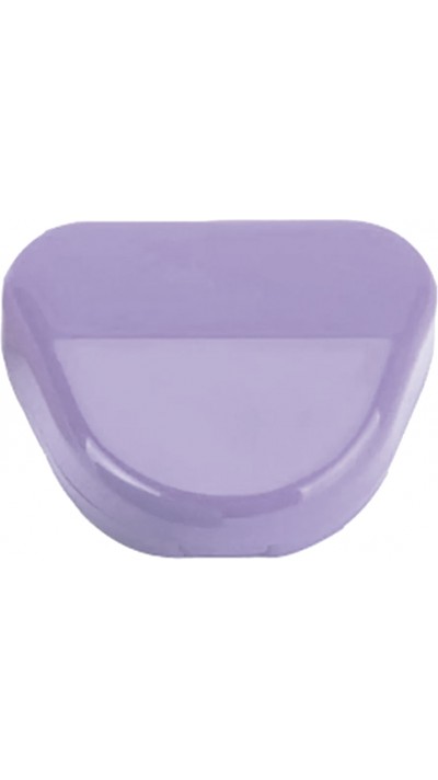 Boîte pour appareil ou prothèse dentaire - Violet clair