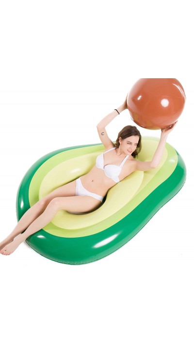 Avocat géant gonflable pour la piscine et l'amusement dans l'eau pour les enfants et les adultes