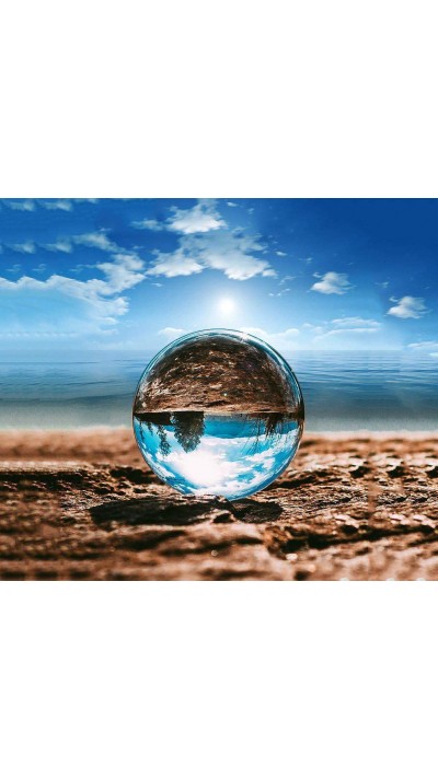 Boule en verre Crystal K9 pour la photographie - Brillant clear transparente Ø 6 cm