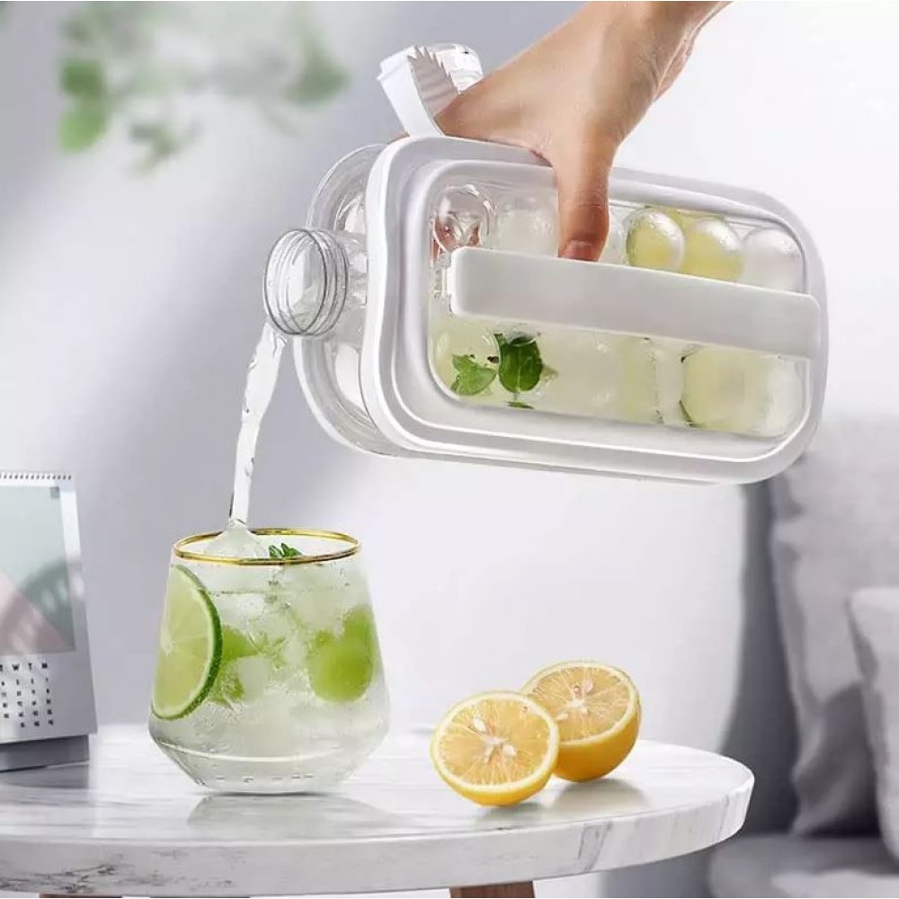 Flasche Eiswürfelform 2 in 1 ice ball multifunktional - Weiss