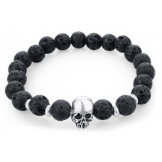 Bracelet Skullbowl volcano - Noir